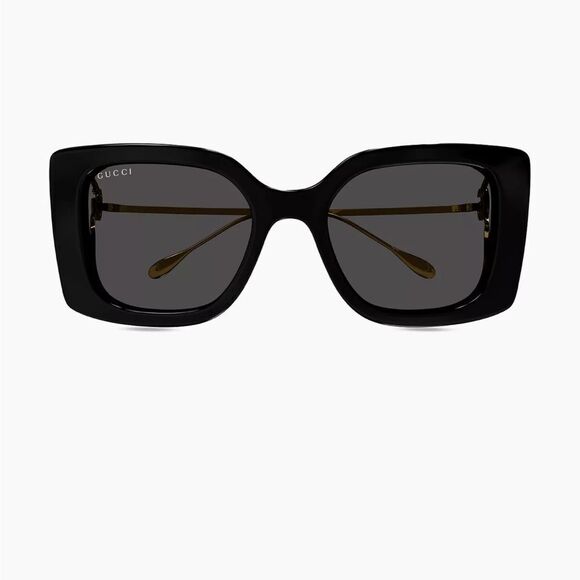 GUCCI GG0435S Oversized Square oversized square sunglasses in black NWT $610 - Picture 2 of 10